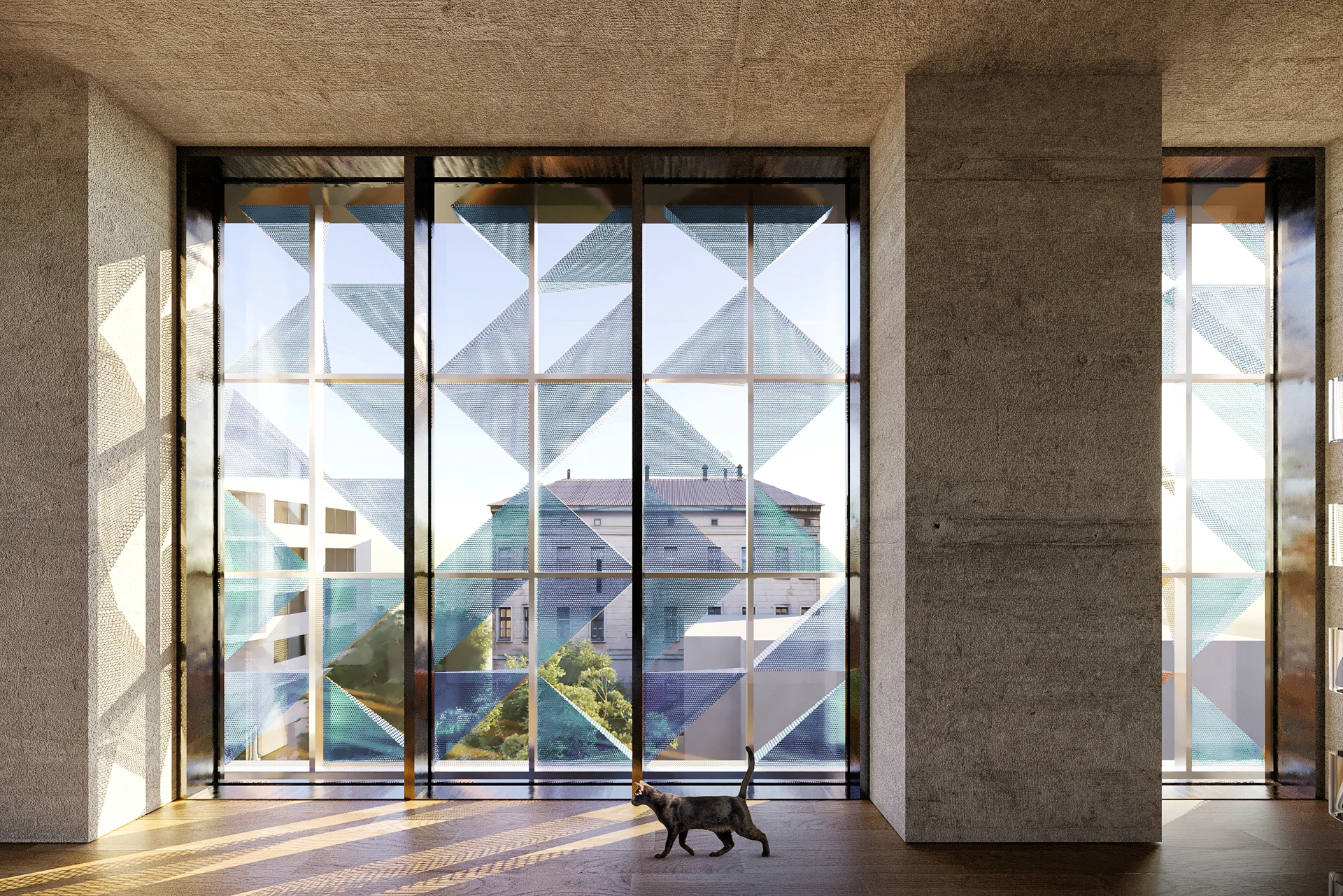 Domus Cube architectural detail